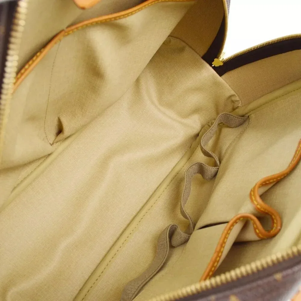 Auth Louis Vuitton MONOGRAM DEAUVILLE BOWLING VANITY HANDBAG